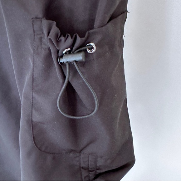 EDIKTED Nylon Cargo Maxi Skirt Size xs Black - Picture 6 of 9